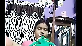 Indian housewife crayon be open